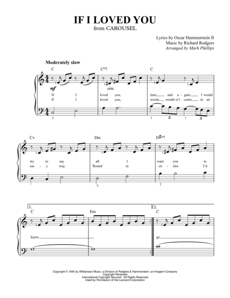 If I Loved You (arr. Mark Phillips)