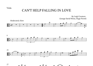Can't Help Falling In Love (arr. Alex Nunes Rodrigues)