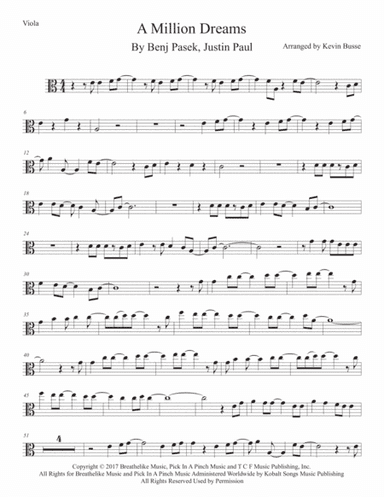 A Million Dreams (arr. Kevin Busse)