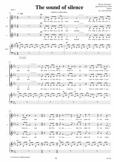 The Sound Of Silence (arr. Jetse Bremer)