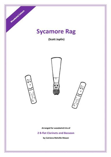Sycamore Rag (2 clarinets and bassoon) (arr. Catriona Melville-Mason)