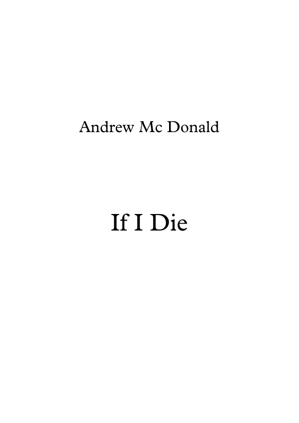 If I Die