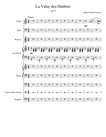 Op. 7, La Valse des Ombres