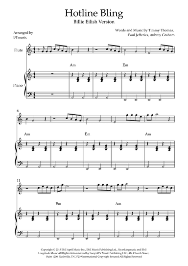 Hotline Bling (arr. BTmusic)
