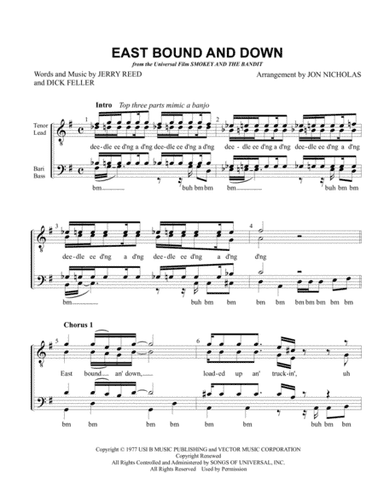 East Bound And Down (arr. Jon Nicholas)