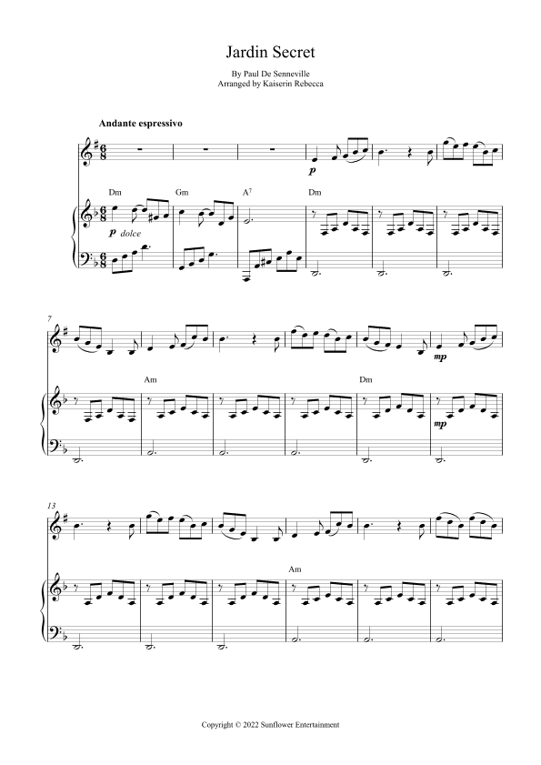 Jardin Secret (arr. Kaiserin Rebecca)