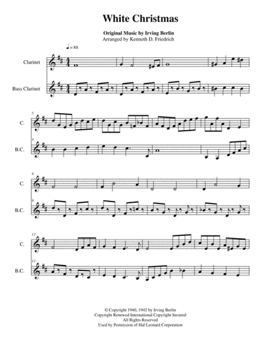 White Christmas (arr. Kenneth D. Friedrich)