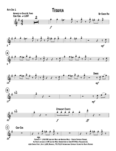 Tequila (arr. David W. Young)