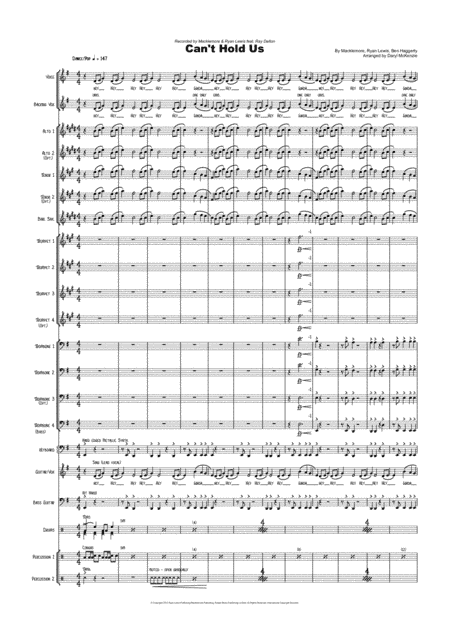 Can't Hold Us (arr. Daryl McKenzie)