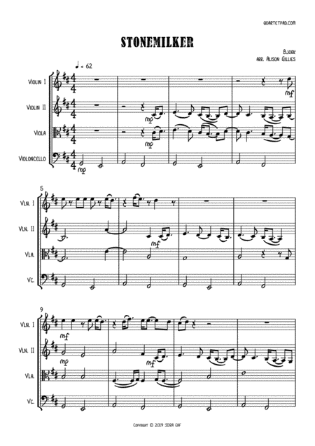 Stonemilker (arr. Alison Gillies)