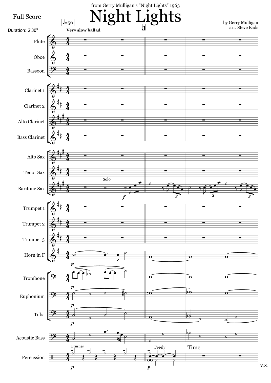 Night Lights (arr. Steve Eads)