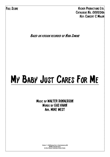 My Baby Just Cares For Me (arr. Mike West)