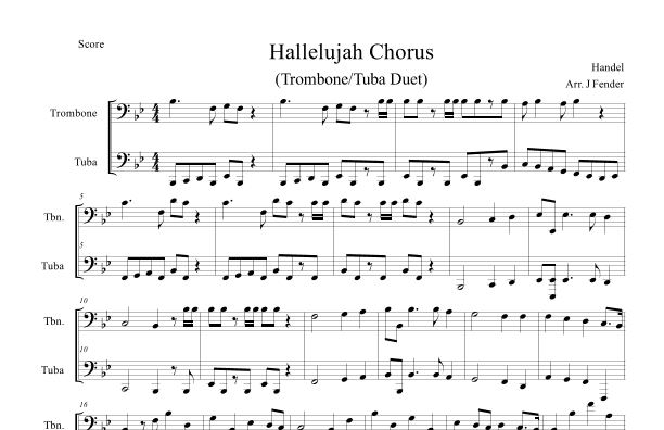 Hallelujah Chorus (arr. Jerremy Fender)