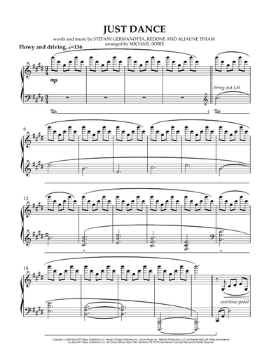 Just Dance (arr. Michael Sobie)