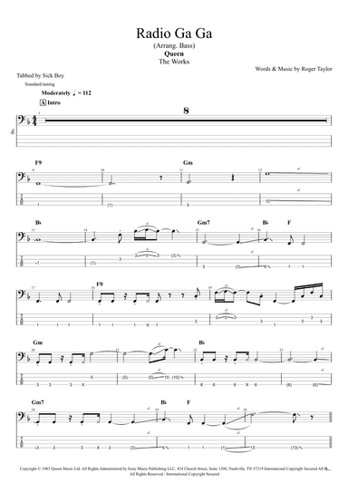 Radio Ga Ga (arr. Sick Boy)