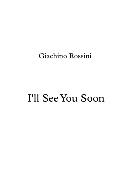 I'll See You Soon