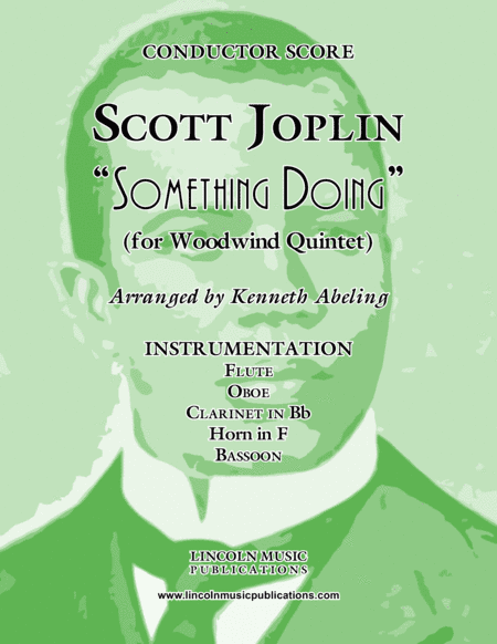 Joplin - "Something Doing" (for Woodwind Quintet) (arr. Kenneth Abeling)