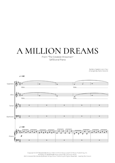 A Million Dreams (arr. Pedro Merendi)