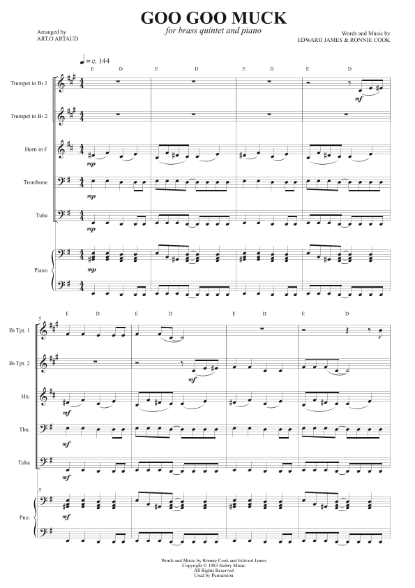 Goo Goo Muck (arr. Art.o Artaud)