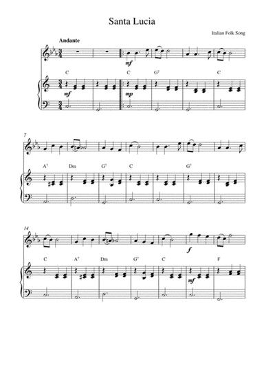 Santa Lucia (arr. Kaiserin Rebecca)