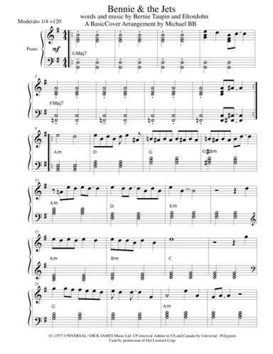 Bennie And The Jets (arr. Michael Butkus-Bomier)
