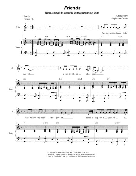 Friends (arr. Stephen DeCesare)
