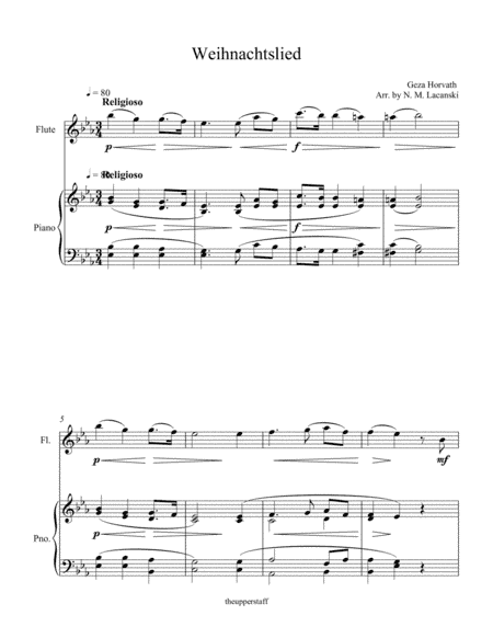 Weihnachtslied (arr. Nick Lacanski)