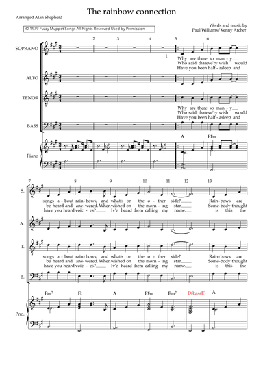 The Rainbow Connection (arr. Alan Shepherd)