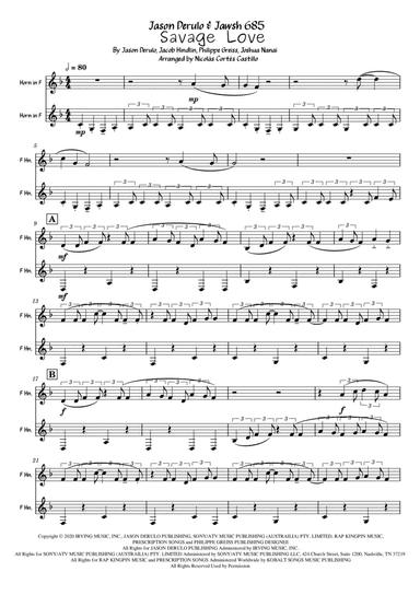 Savage Love (arr. Nicolás Cortés Castillo)