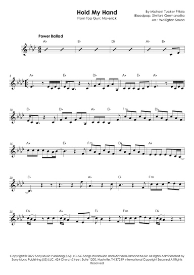 Hold My Hand (arr. Jose Welligton Sousa de Castro)