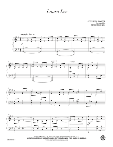 Laura Lee (arr. Marianne Kim)