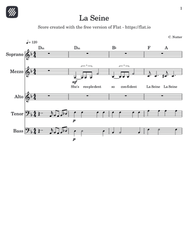 La Seine (arr. C. Nutter)