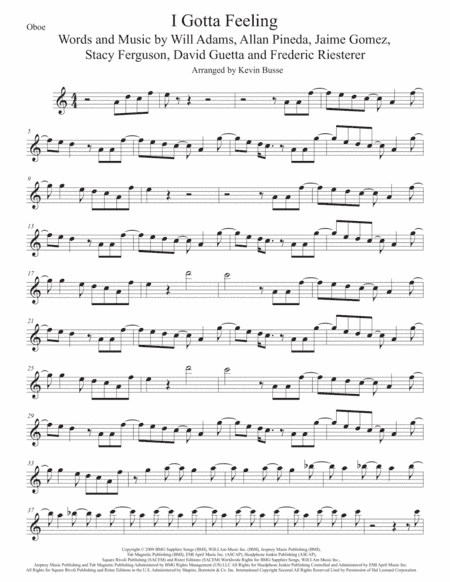 I Gotta Feeling (arr. Kevin Busse)