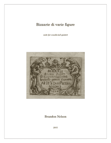 Bizzarie di Varie Figure (for Woodwind Quintet)