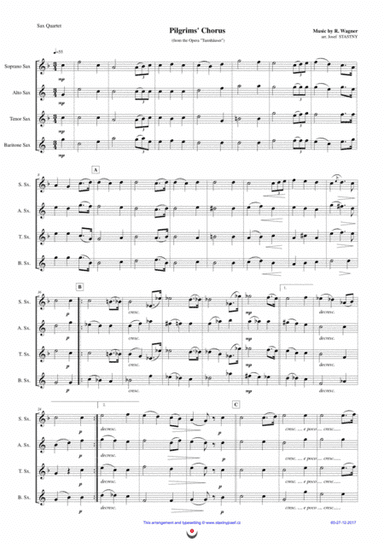 Pilgrims´ Chorus (arr. Josef STASTNY)