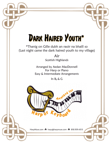 Dark Haired Youth - Scottish Air (arr. Harp use Inspirations)