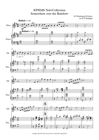 Over The Rainbow (arr. Kevin P Holdgate)