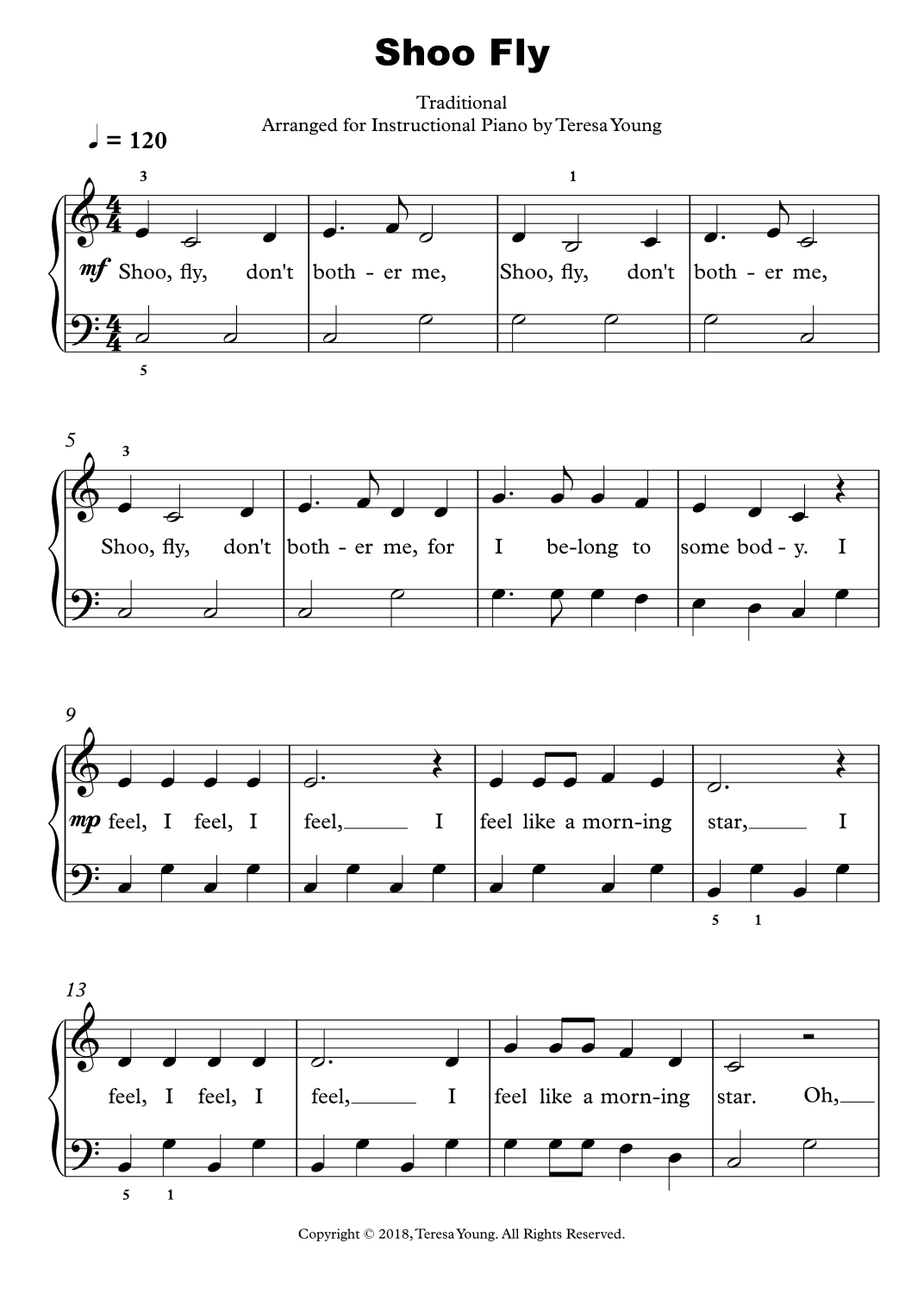 Shoo Fly (arr. Teresa Young)