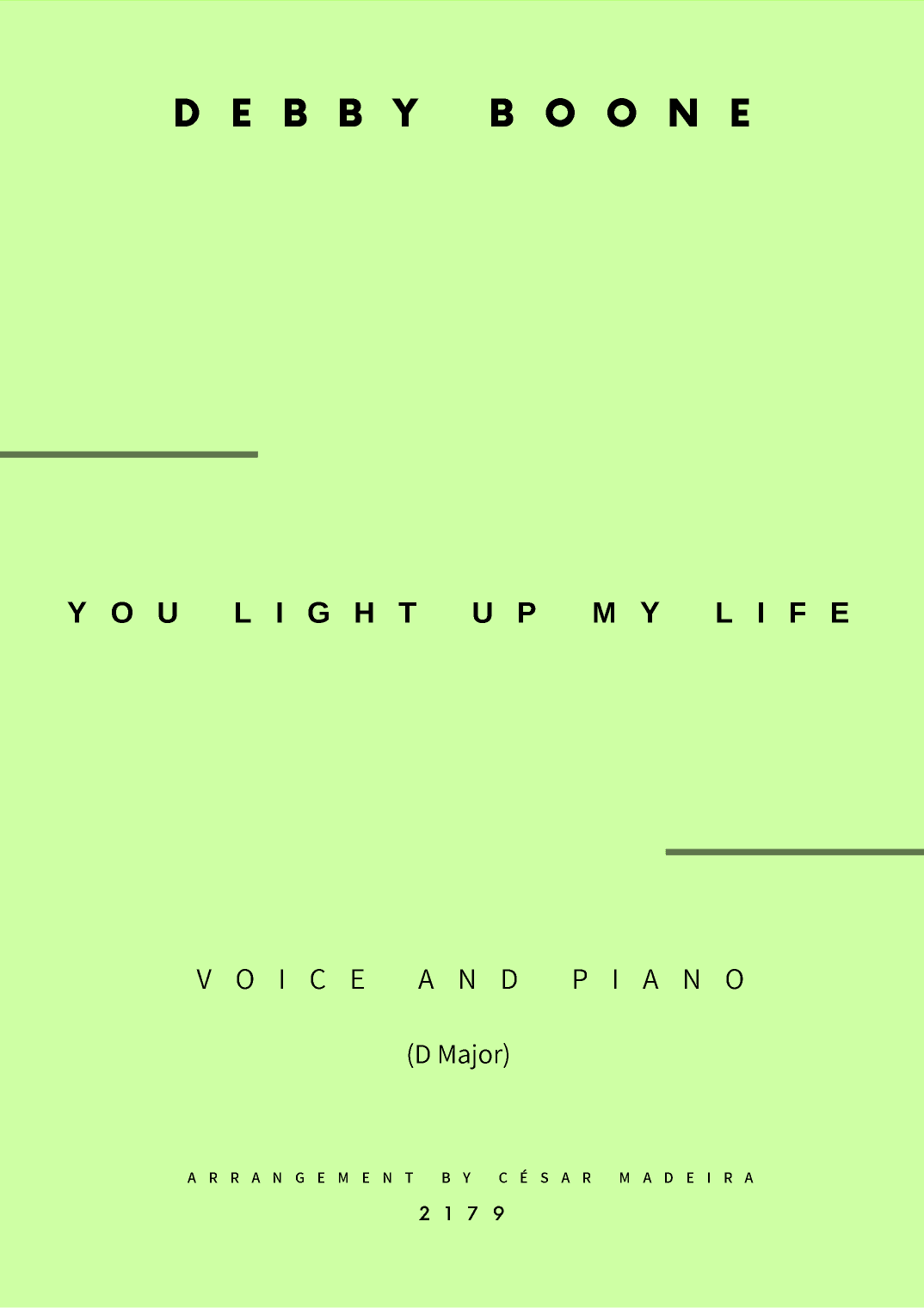 You Light Up My Life (arr. César Madeira)