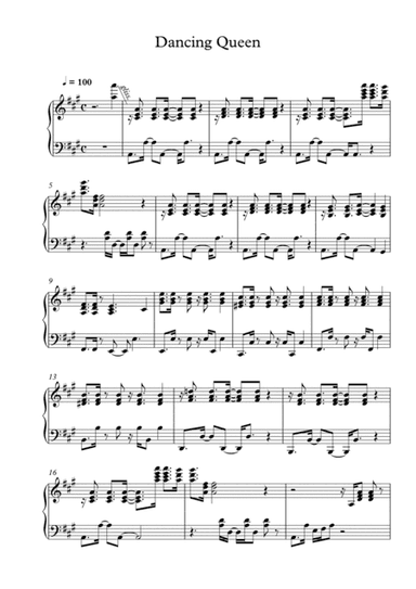 Dancing Queen (arr. Pineapplechord)