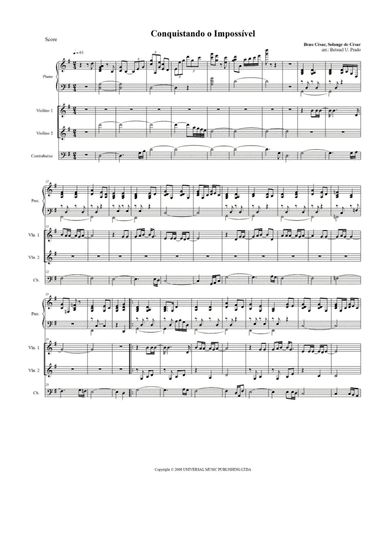 Conquistando O Impossivel (arr. Betsuel Uesile Prado)