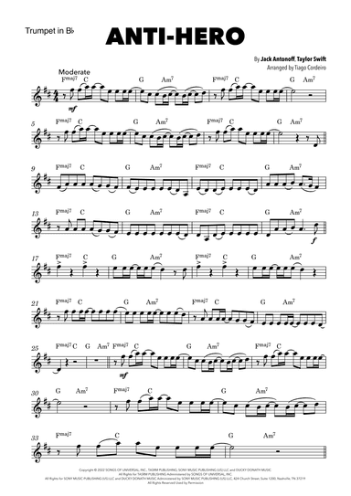 Anti-hero (arr. Tiago Cordeiro)