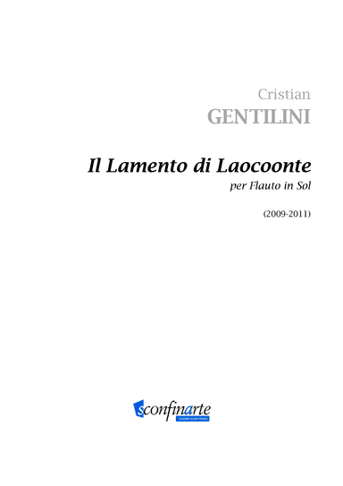 Cristian Gentilini: IL LAMENTO DI COONTE (ES 698)