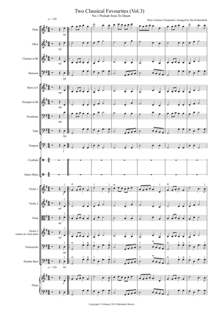 2 Classical Favourites for School Orchestra (volume three) (arr. David Burndrett)