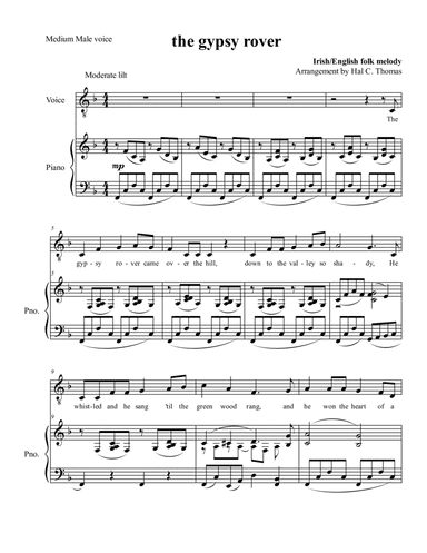 The Gypsy Rover (arr. Hal C. Thomas)