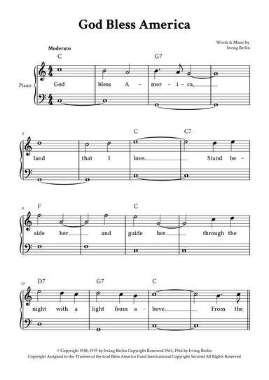 God Bless America ® (arr. Yuri Noronha)