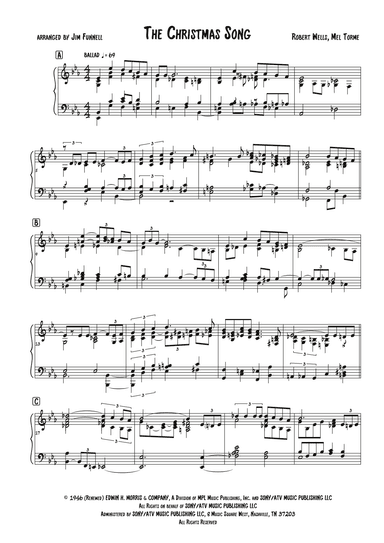 The Christmas Song (chestnuts Roasting On An Open Fire) (arr. Jim Funnell)