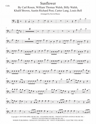 Sunflower (arr. Kevin Busse)