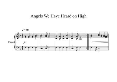 Angels We Have Heard on High (Piano) (arr. Digital Book Music)