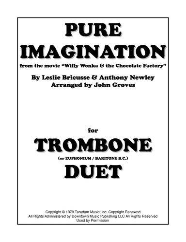 Pure Imagination (arr. John Groves)